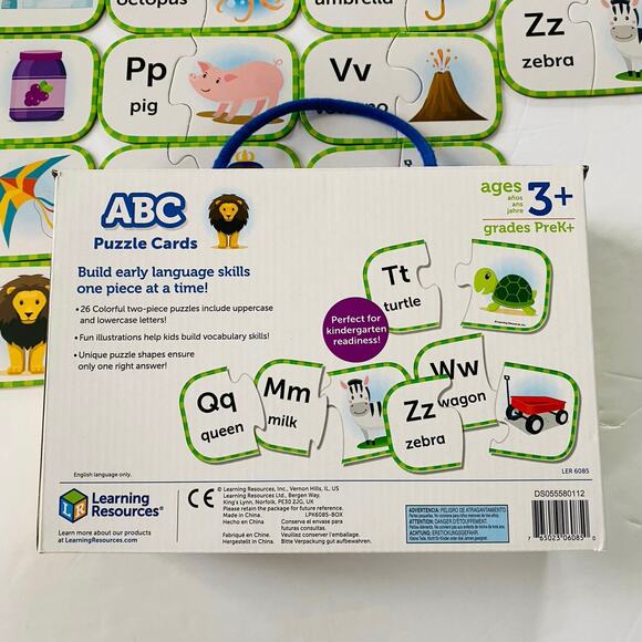 Learning Resources | ABC Puzzle Cards EUC - Picture 3 of 9
